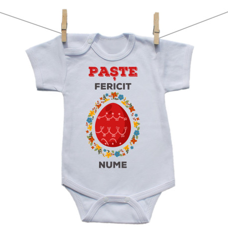 Body cu mânecă scurtă Paște fericit