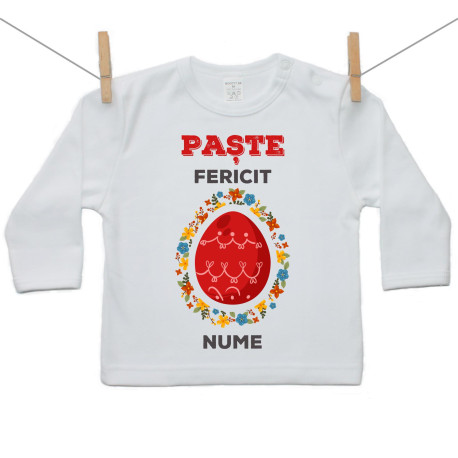 Tricou cu mânecă lungă Paște fericit