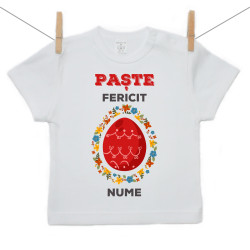 Tricou cu mânecă scurtă Paște fericit