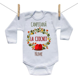 Body cu mânecă lungă Campioană la ciocnit