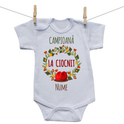 Body cu mânecă scurtă Campioană la ciocnit