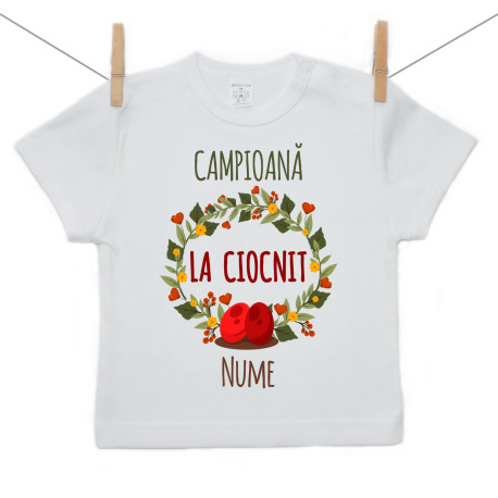 Tricou cu mânecă scurtă Campioană la ciocnit
