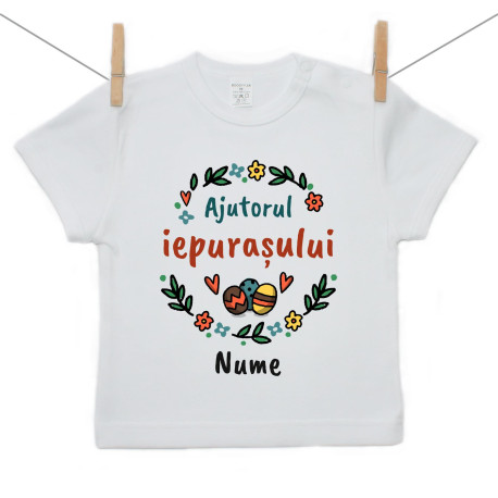 Tricou cu mânecă scurtă Ajutorul iepurașului