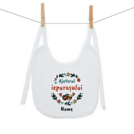 Bavetă cu șnur Ajutorul iepurașului