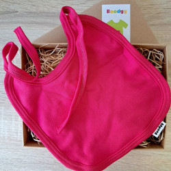 Bavețică din bumbac cu șnur, ciclamen