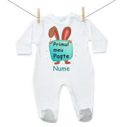 Combinezon Iepuraș cu Tăbliță Verde