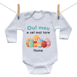 Body cu mânecă lungă Oul meu e cel mai tare