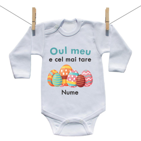 Body cu mânecă lungă Oul meu e cel mai tare