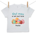 Tricou cu mânecă scurtă Oul meu e cel mai tare