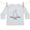 Tricou cu mânecă lungă Iepuraș Line Art