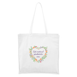 Sacoșă maxi Zâmbesc datorită ție