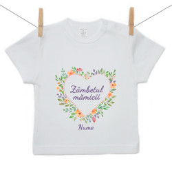 Tricou cu mânecă scurtă Motiv de zâmbet