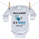 Body cu mânecă lungă Prima noastră zi a tatălui