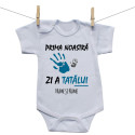 Body cu mânecă scurtă Prima noastră zi a tatălui