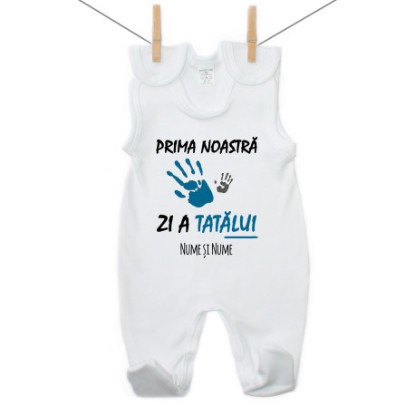 Salopetă Prima noastră zi a tatălui