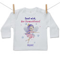 Tricou cu mânecă lungă Sunt mică, dar fermecătoare