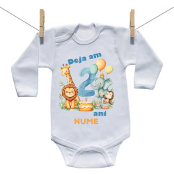 Body cu mânecă lungă Am deja 2 ani Safari