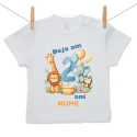 Tricou cu mânecă scurtă Am deja 2 ani Safari