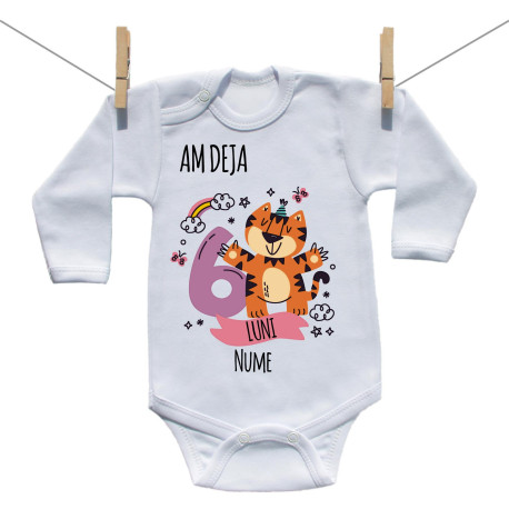 Body cu mânecă lungă Am deja 6 luni cu un animăluț