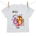 Tricou cu mânecă scurtă Am deja 6 luni cu un animăluț