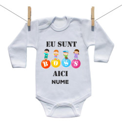 Body cu mânecă lungă Eu sunt boss aici