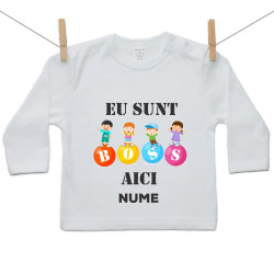 Tricou cu mânecă lungă Eu sunt boss aici