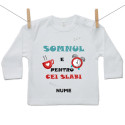 Tricou cu mânecă lungă Somnul e pentru cei slabi