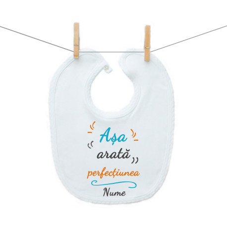Bavetă cu capse Așa arată perfecțiunea Bavetă cu capse Așa arată perfecțiunea