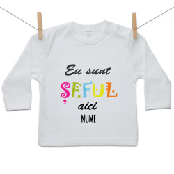 Tricou cu mânecă lungă Eu sunt șeful aici