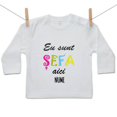 Tricou cu mânecă lungă Eu sunt șefa aici