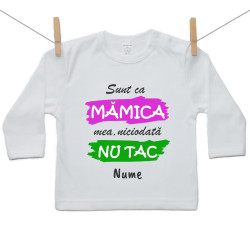 Tricou cu mânecă lungă Sunt ca mămica mea