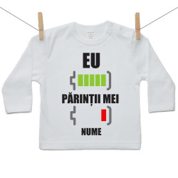 Tricou cu mânecă lungă Baterie încărcată