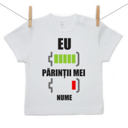 Tricou cu mânecă scurtă Baterie încărcată