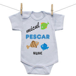 Body cu mânecă scurtă Micul pescar