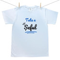 Tricou pentru bărbați cu mânecă scurtă Tata este șeful