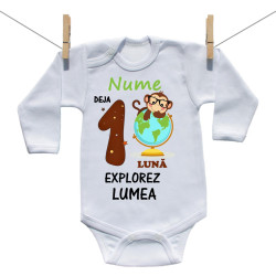 Body cu mânecă lungă Deja 1 lună Explorez lumea