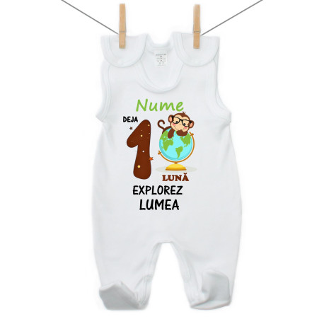 Salopetă Deja 1 lună Explorez lumea