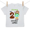 Tricou cu mânecă scurtă Deja 2 luni explorez lumea