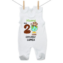 Salopetă Deja 2 luni explorez lumea