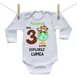 Body cu mânecă lungă Deja 3 luni Explorez lumea