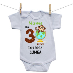 Body cu mânecă scurtă Deja 3 luni Explorez lumea