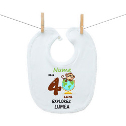 Bavetă cu capse Deja 4 luni Explorez lumea