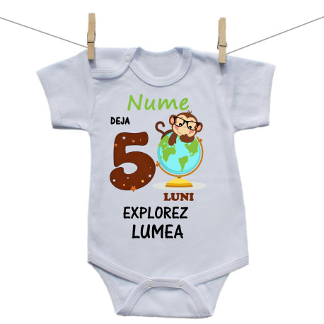Body cu mânecă scurtă Deja 5 luni Explorez lumea