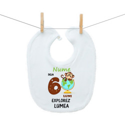 Bavetă cu capse Deja 6 luni Explorez lumea