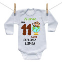 Body cu mânecă lungă Deja 11 luni Explorez lumea