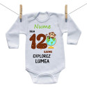 Body cu mânecă lungă Deja 12 luni. Explorez lumea