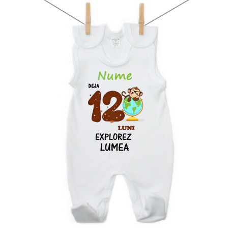 Salopetă Deja 12 luni. Explorez lumea