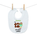 Bavetă cu capse Deja 12 luni. Explorez lumea