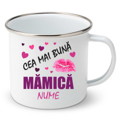 Cană emailată Cea mai bună mămică