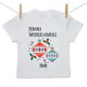 Tricou cu mânecă scurtă Prima mea împodobire a bradului